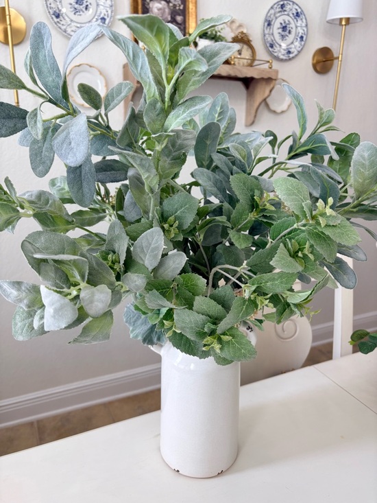 Other - Green Faux Lambs Ear and Mixed Foliage